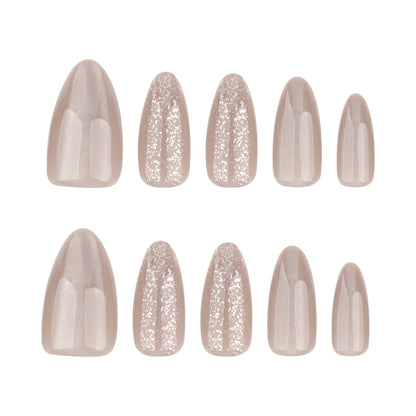 Nude Almond Sparkle