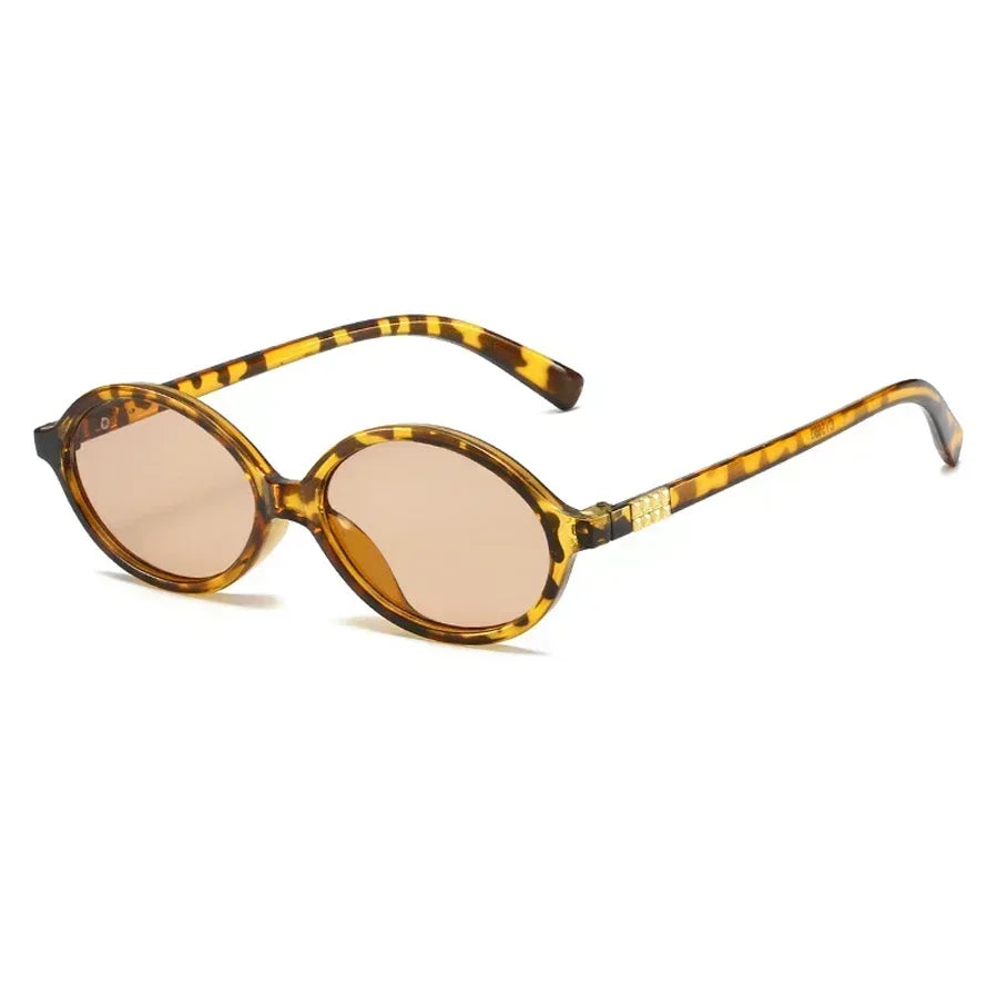 Bricql Noir – Y2K Retro Micro Oval Sunglasses