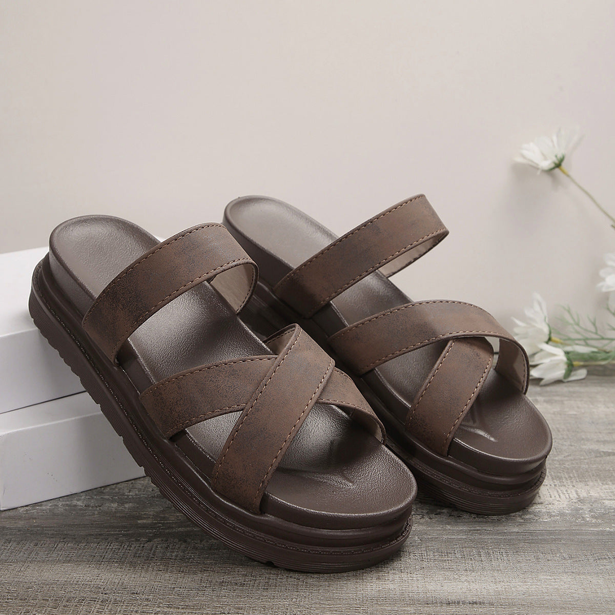 Bricql Soléa Platform Sandals